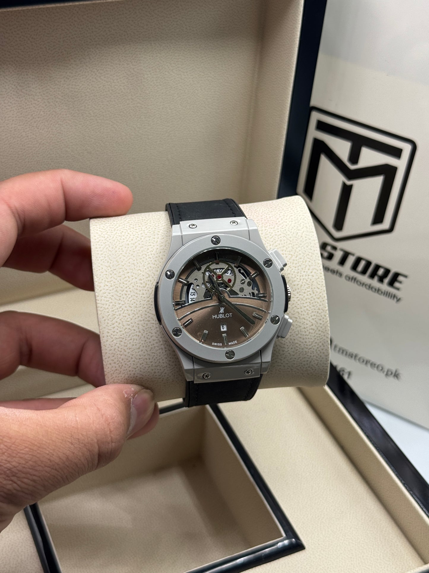 Hublot 2 face watch