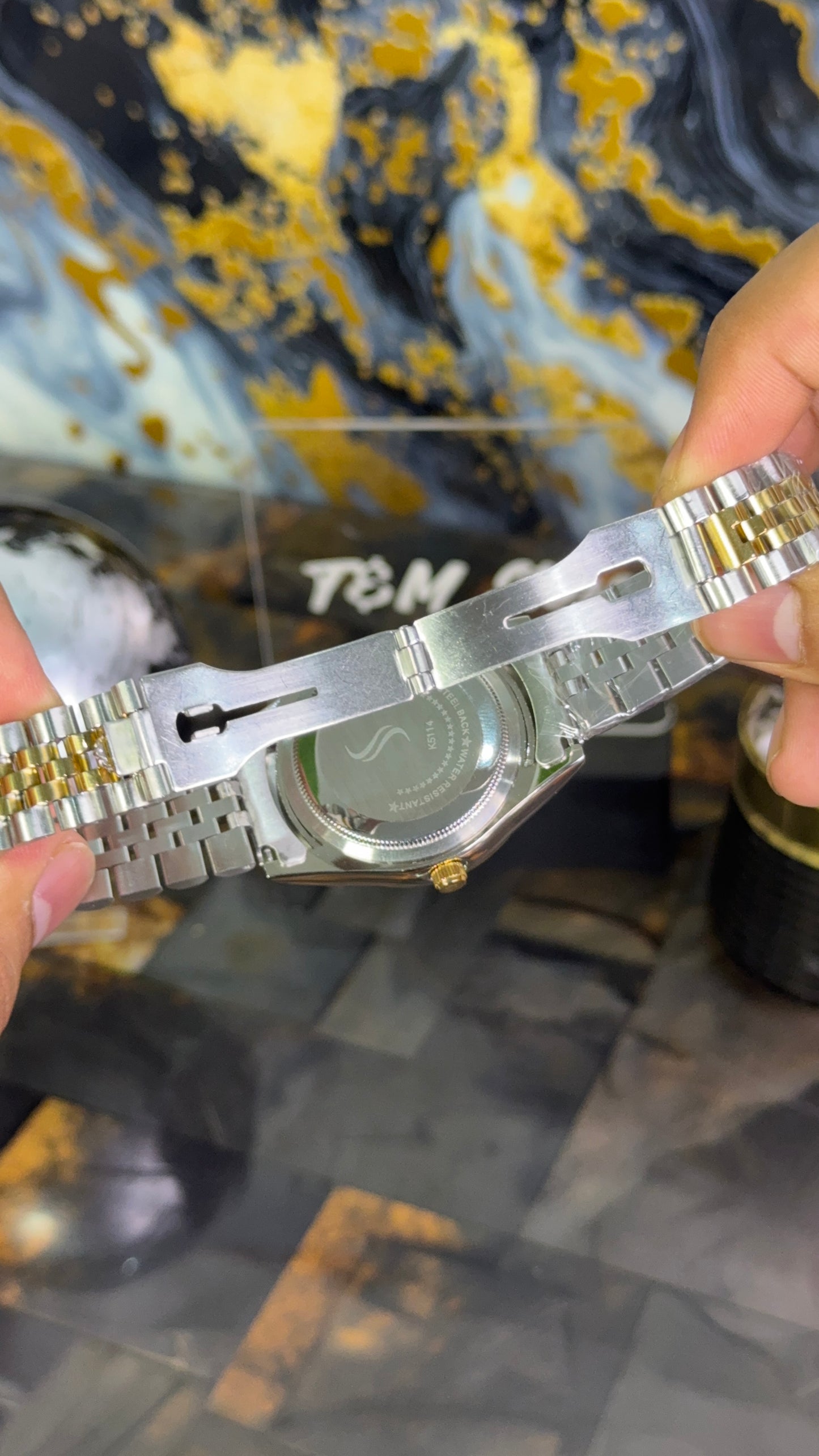 Rolex dat just Rainbow